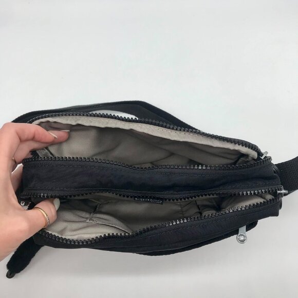 Kipling Black Noir Abanu Multi Crossbody Bag - Picture 11 of 11
